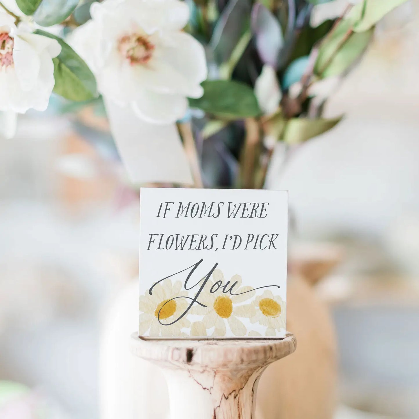 Mother's Day Gifts, Gifts For Mom, Mini Print, Wood Block