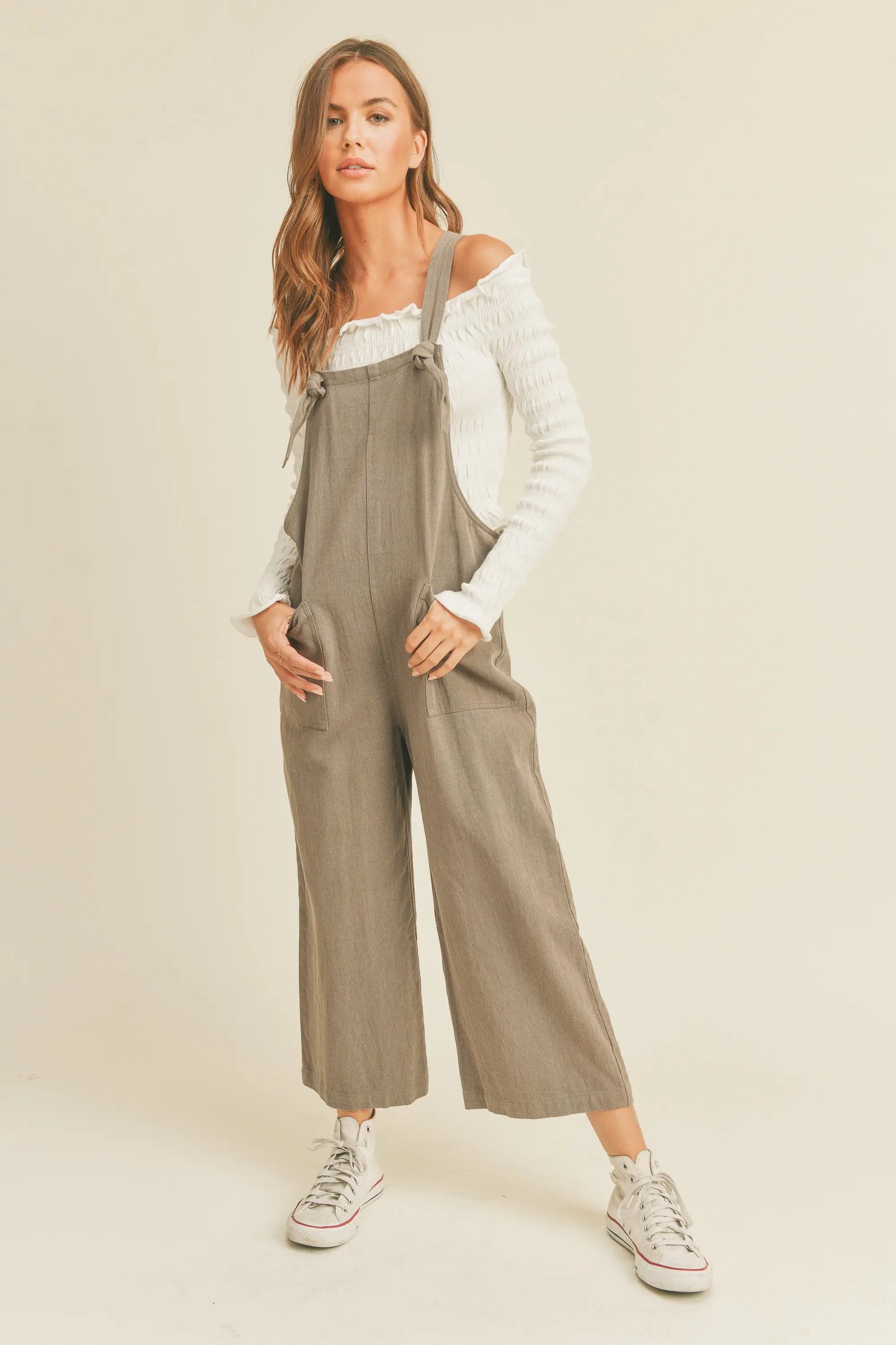 Olive Brown Jumpsuit