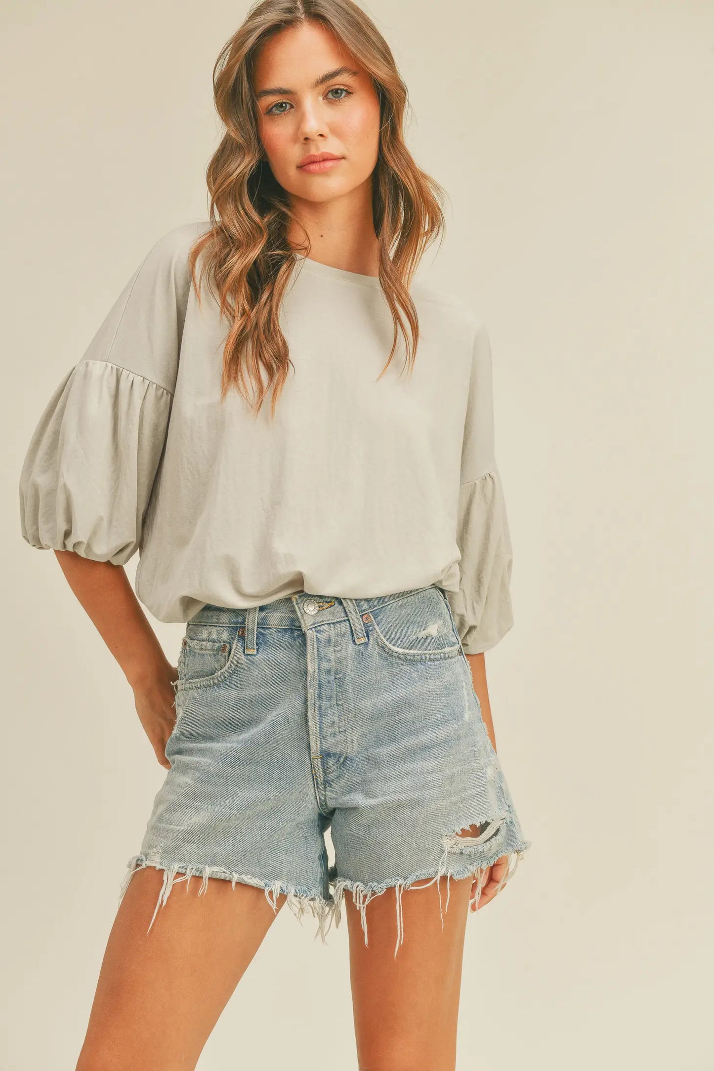 Cloud Sleeve Blouse