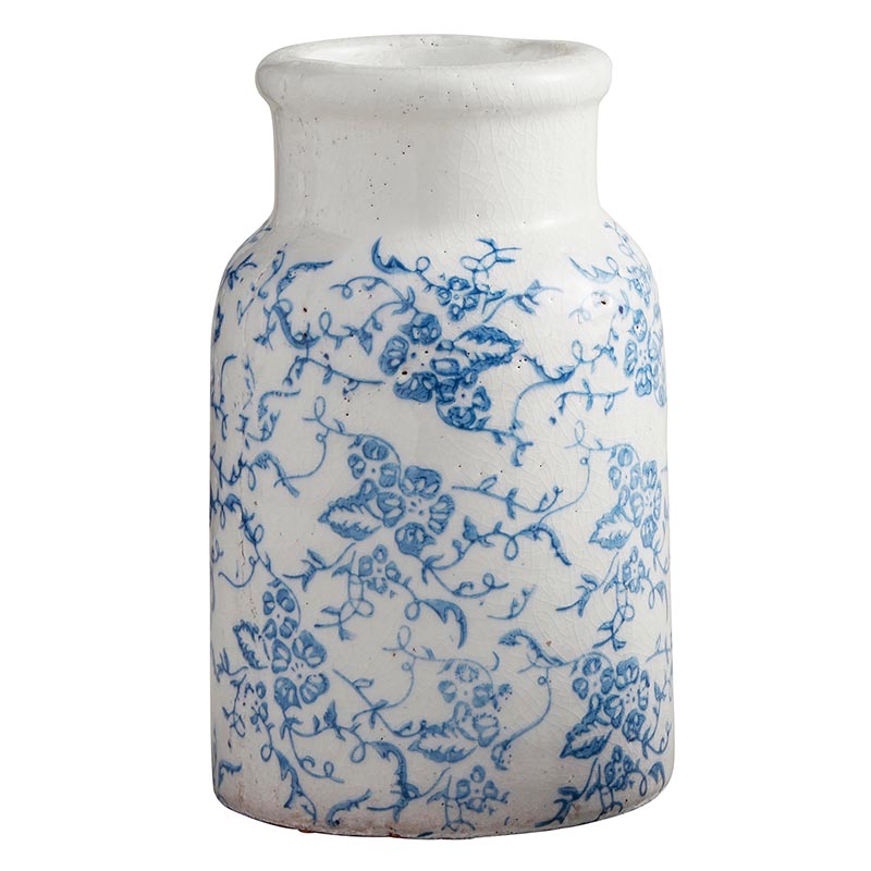 Vintage Blue Jar - Large