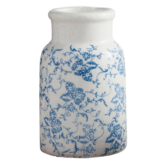 Vintage Blue Jar - Large