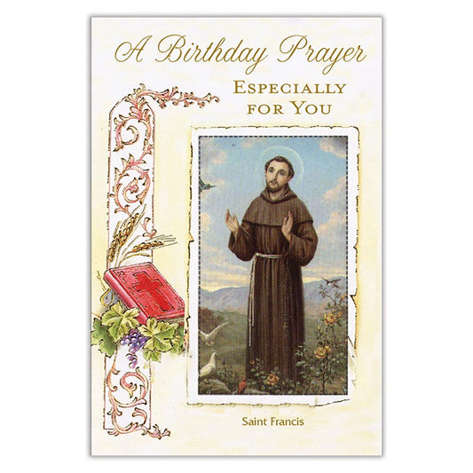 "A Birthday Prayer, Especially for You" Birthday Card w/ Removable Prayer Card