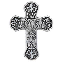 Motorist Prayer Cross Visor Clips