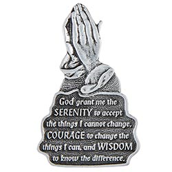 Serenity Prayer Visor Clips