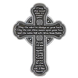 Irish Prayer Cross Visor Clips