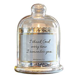 Cloche Dome Holder - I Thank God