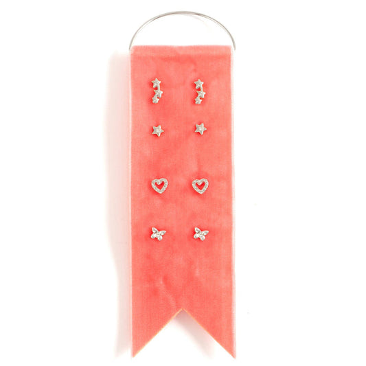 Delicate Earring Velvet Gift Set