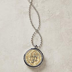 Saint Benedict Locket Necklace