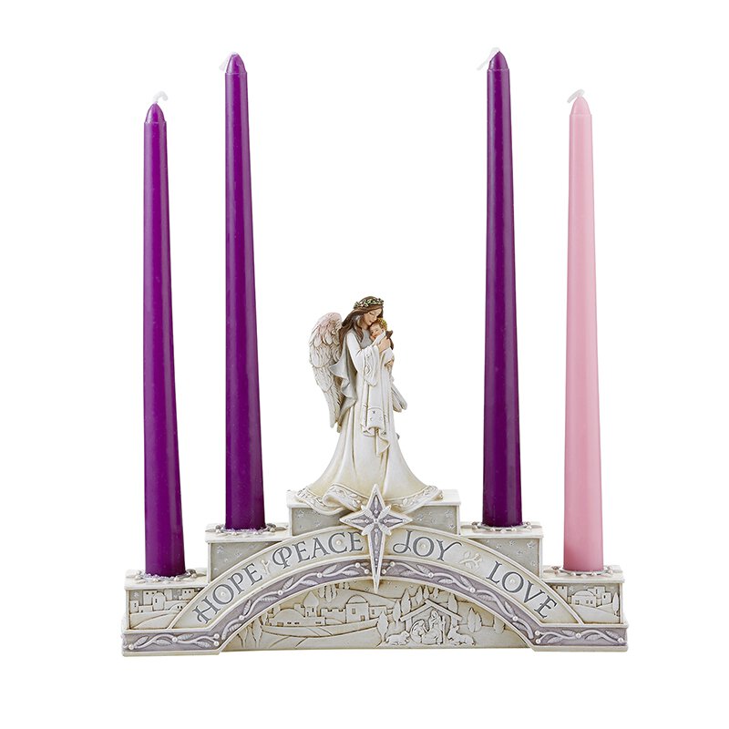 Angel Advent Candleholder