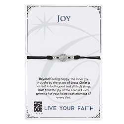 Live Your Faith - Joy Bracelet - Black