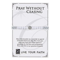 Live Your Faith - Pray without Ceasing Bracelet