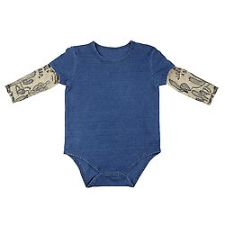 Tattoo Snapshirt - Western, 6-12 months