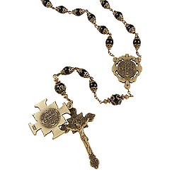 Saint Benedict Vintage Rosary