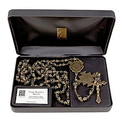 Saint Benedict Vintage Rosary