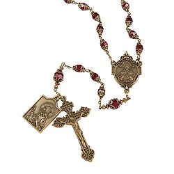 Sacred Heart Vintage Rosary