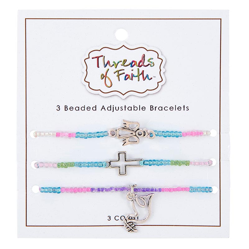 Assorted Beaded Bracelet Set - 3pc