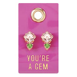 Gemstone Earring