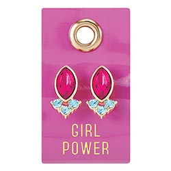 Gemstone Earring