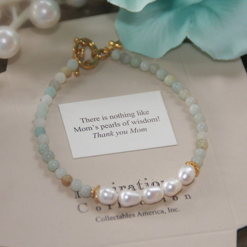 Mom's Pearls of Wisdom Bracelet