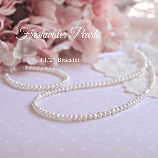 4 1/2" Infant Freshwater Pearls Bracelet