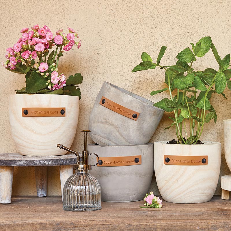 Wood Planter - assorted designs