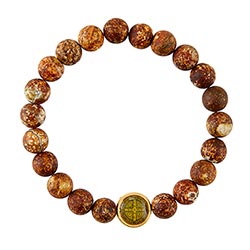 St Benedict Bloodstone Bracelet