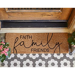 Doormat - Faith Family Friends