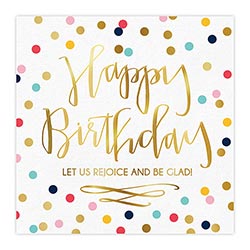 Beverage Napkins - Happy Birthday - 20pk