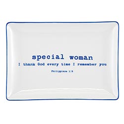 Trinket Tray - Rectangle - Special Woman