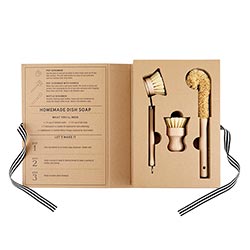 Cardboard Book Box - Pot + Bottle Cleaning