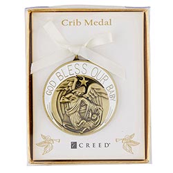 White Creed® Baby Collection Crib Medals