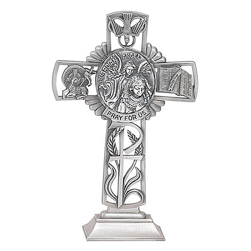 Guardian Angel Standing Cross - Girl