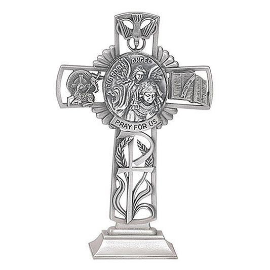 Guardian Angel Standing Cross - Girl