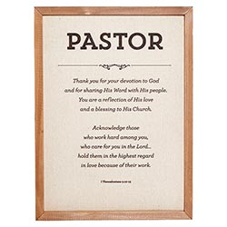 11x15 Framed Pastor
