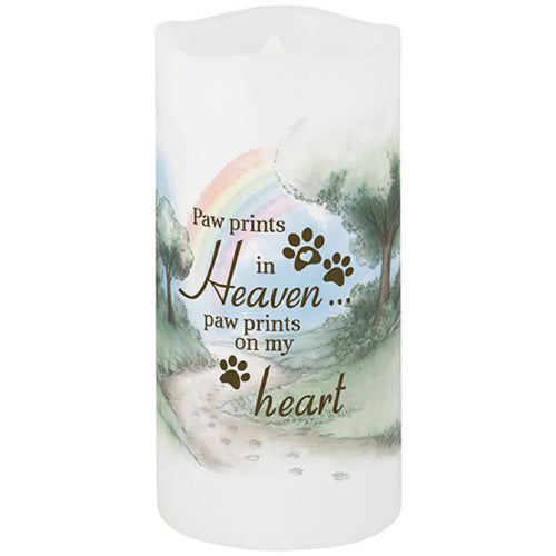 Paw Prints Candle