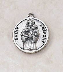 Sterling Patron St. Anthony Medal