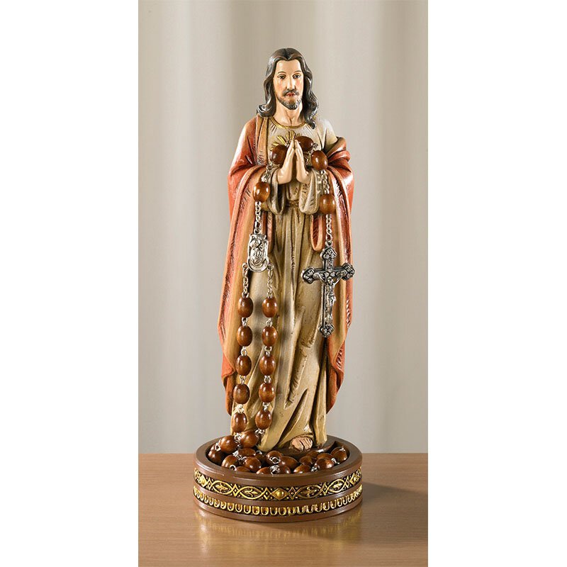 Sacred Heart Rosary Holder