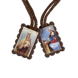 Brown Wool Scapular
