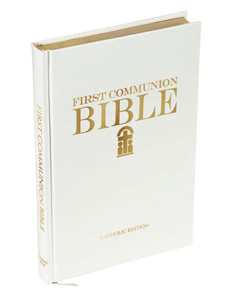 Leatherette Catholic First Communion Bible - Gift Edition