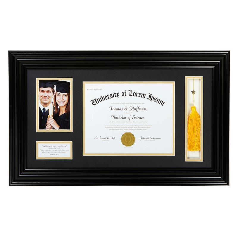 Jeremiah 29:11 - 25" x 14.75" Framed Print