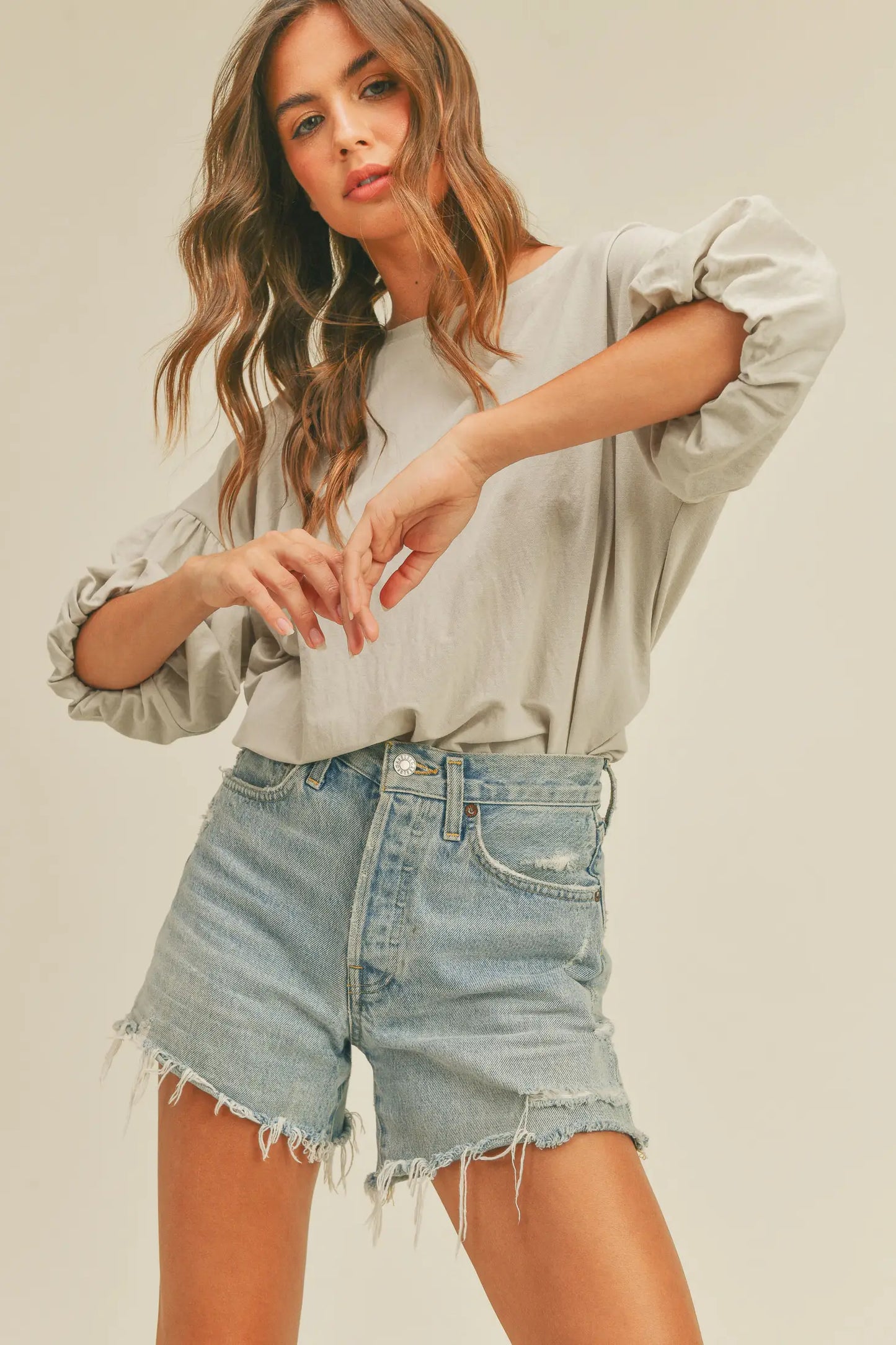 Cloud Sleeve Blouse