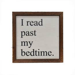 6x6 I Read Past My Bedtime