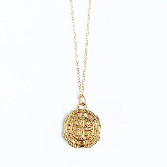 Meant To Be Coin Necklace Gold Filled