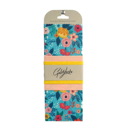 Spring Floral Food Wrap Set of 3