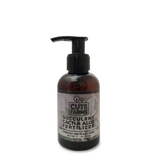 4 oz Succulent, Cacti, Aloe Fertilizer - Gentle Monthly Use