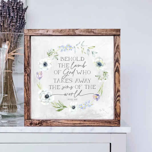 Wall Sign, Scripture Sign,