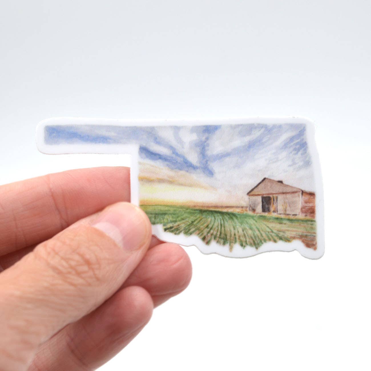 Oklahoma State Vinyl Adventure Sticker (mini)