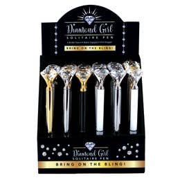 Diamond Girl Solitaire Pen