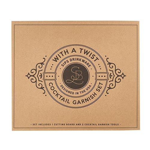 Cardboard Board Book Set - Cocktail Garnish