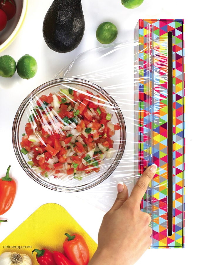 Dispenser Triangles Plastic Wrap 12" x 250'
